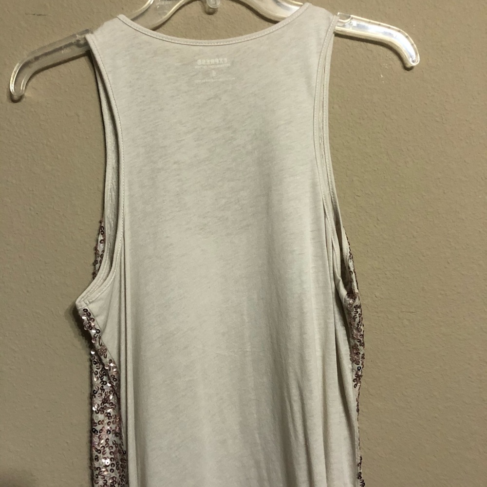 Express, rose gold tank, size medium - Picture 3 of 3